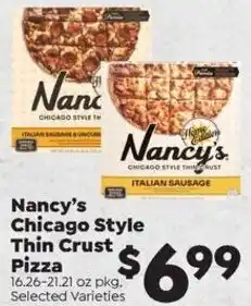 Sentry Nancy's Chicago Style Thin Crust Pizza offer