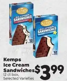 Kemps ice cream sandwiches