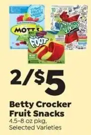 Sentry Betty Crocker Fruit Snacks offer