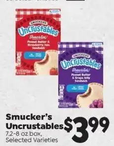 Sentry Smucker's Uncrustables offer