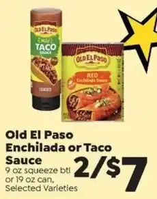 Sentry Old El Paso Enchilada or Taco Sauce offer