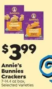 Sentry Annie's Bunnies Crackers offer