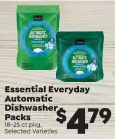 Sentry Essential Everyday Automatic Dishwasher Packs offer