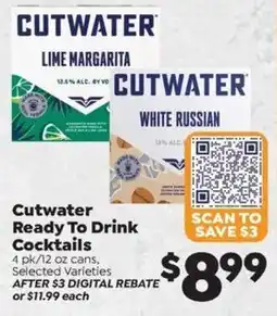 Sentry Cutwater Ready To Drink Cocktails offer