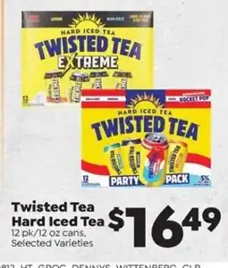 Sentry Twisted Tea Hard Iced Tea offer