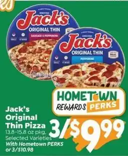 Sentry Jack's Original Thin Pizza offer