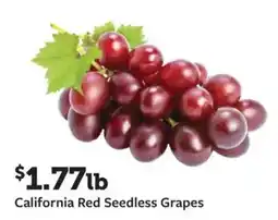 Fareway California Red Seedless Grapes offer