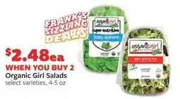 Fareway Organic Girl Salads offer