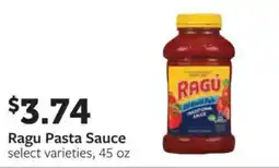 Fareway Ragu pasta sauce offer