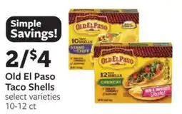 Fareway Old El Paso Taco Shells offer