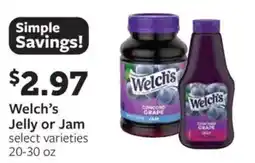 Fareway Welch's Jelly or Jam offer