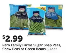 Fareway Pero Family Farms Sugar Snap Peas, Snow Peas or Green Beans offer