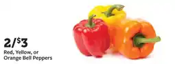 Fareway Red, Yellow, or Orange Bell Peppers offer