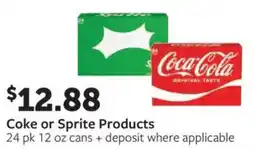 Fareway Coke or Sprite Products offer