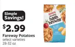 Fareway Fareway Potatoes shredded hash browns offer