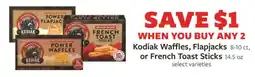 Fareway Kodiak Waffles, Flapjacks or French Toast Sticks offer