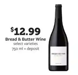 Fareway Bread & Butter Wine offer