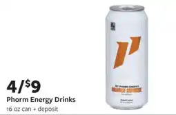 Fareway Phorm Energy Drinks offer