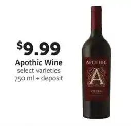 Fareway Apothic Wine offer