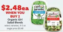 Fareway Organic Girl Salad Blends offer