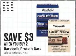 Fareway Barebells protein bars offer