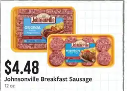Fareway Johnsonville breakfast sausage offer