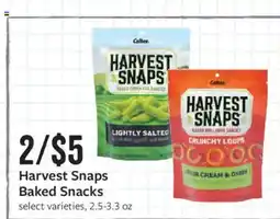 Fareway Harvest Snaps Baked Snacks offer