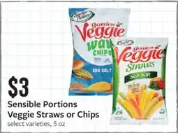 Fareway Sensible Portions Veggie Straws or Chips offer
