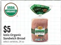 Fareway Izzio Organic Sandwich Bread offer
