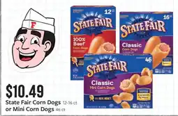 Fareway State Fair Corn Dogs or Mini Corn Dogs offer