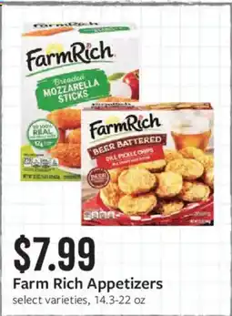 Fareway Farm Rich Appetizers offer
