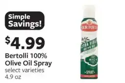 Fareway Bertolli olive oil spray offer