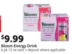 Fareway Bloom Energy Drink offer