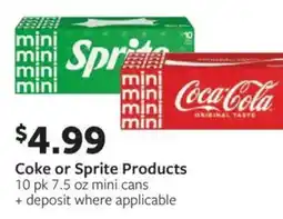 Fareway Coke or Sprite Products offer