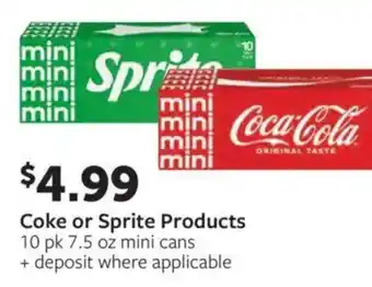Fareway Coke or Sprite Products offer