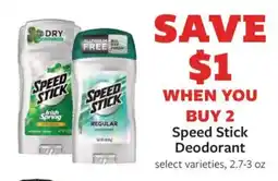 Fareway Irish Spring Speed Stick Deodorant offer