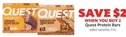 Fareway Quest protein bars offer