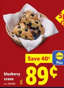 Lidl blueberry scone offer