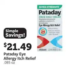 Fareway Pataday Eye Allergy Itch Relief offer