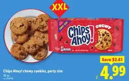 Lidl Chips Ahoy! chewy cookies, party size offer