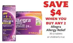 Fareway Allegra Allergy Relief offer