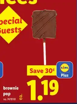 Lidl brownie pop offer
