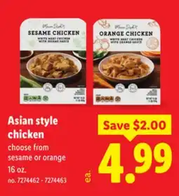 Lidl Asian style chicken offer