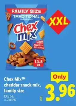 Lidl Chex Mix cheddar snack mix, family size offer