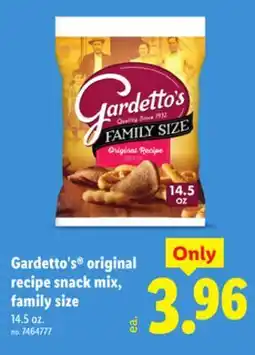 Lidl Gardetto's original recipe snack mix, family size offer