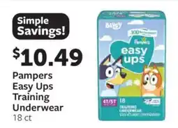 Fareway Pampers Easy Ups Training Underwear offer