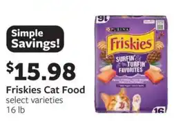 Fareway Friskies cat food offer