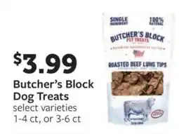 Fareway Butcher's Block Dog Treats offer