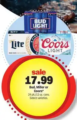 Meijer Bud, Miller or Coors offer