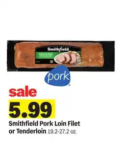 Meijer Smithfield Pork Loin Filet or Tenderloin offer